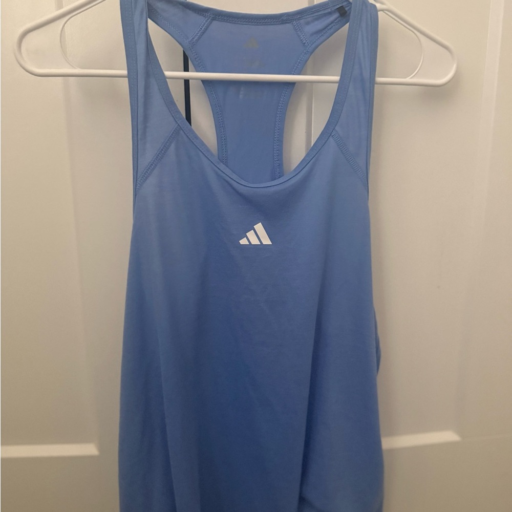 Adidas Women's Light Blue Tank Top